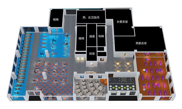 1500平方健身房配置方案-广西leyu.乐鱼体育健身器材有限公司 1500平方健身房配置方案-广西leyu.乐鱼体育健身器材有限公司