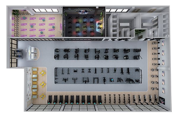 500平方健身房配置方案-广西leyu.乐鱼体育健身器材有限公司